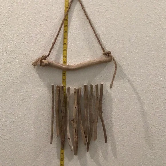 Driftwood Art, Driftwood Wind Chime , Mobile, Driftwood Coastal Decor - Picture 8 of 9